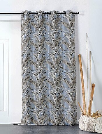 Cortina tendencia con impresiones exóticas