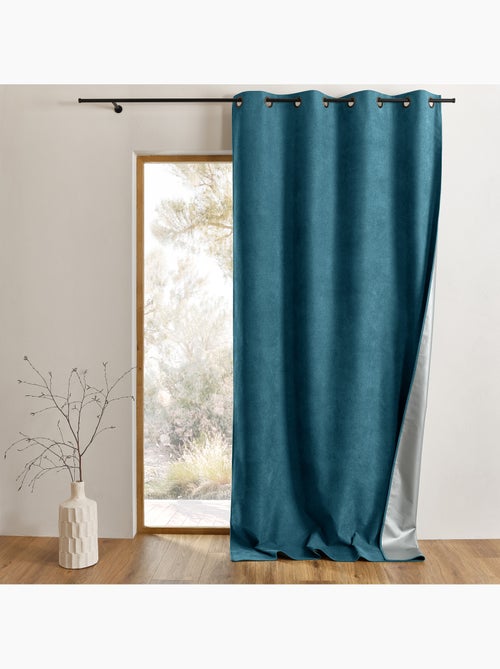 Cortina térmica 100% opaca con ojales y reflector de calor - Kiabi