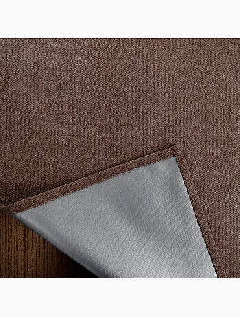 Cortina térmica 100% opaca con ojales y reflector de calor