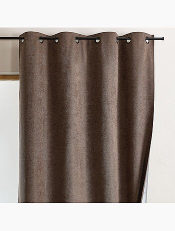 Cortina térmica 100% opaca con ojales y reflector de calor