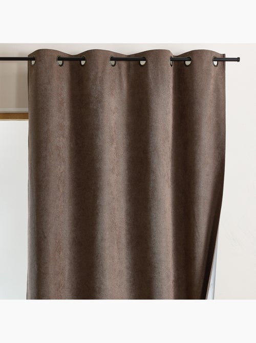 Cortina térmica 100% opaca con ojales y reflector de calor - Kiabi