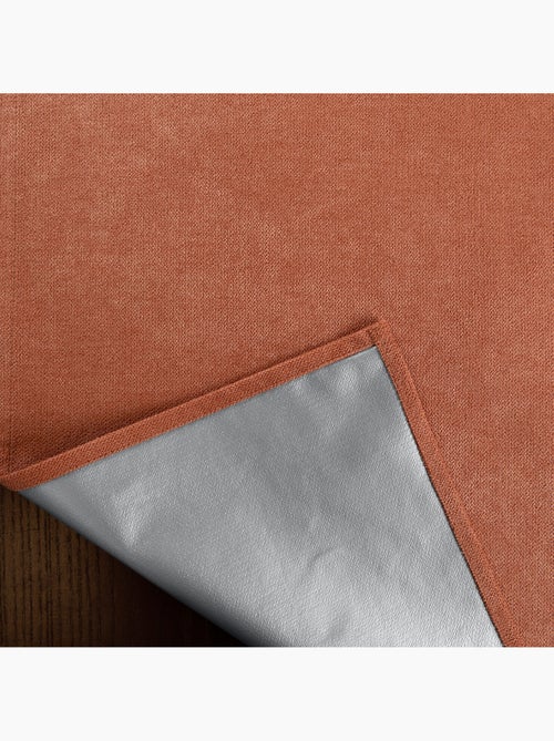 Cortina térmica 100% opaca con ojales y reflector de calor - Kiabi