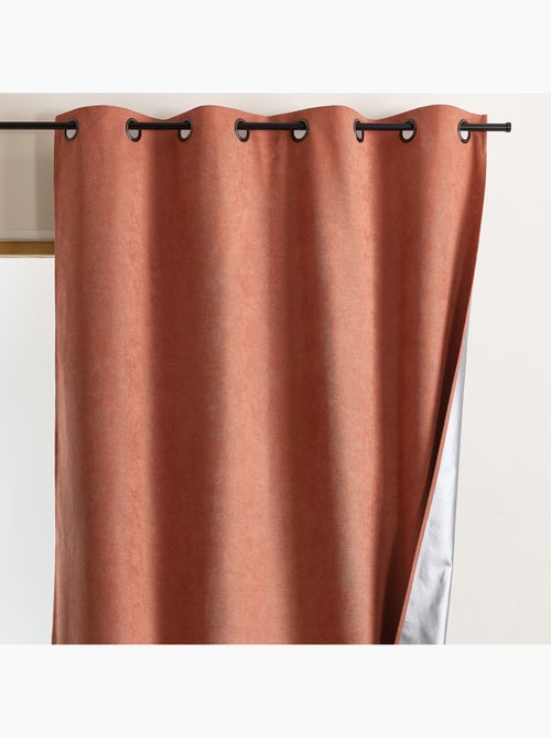 Cortina térmica 100% opaca con ojales y reflector de calor - Kiabi