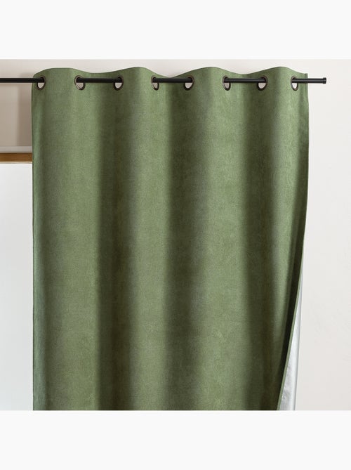 Cortina térmica 100% opaca con ojales y reflector de calor - Kiabi