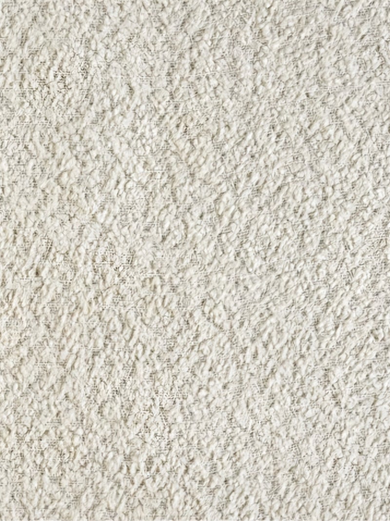 Cortina Térmica con Ojales Efecto Bouclé Blanco - Kiabi