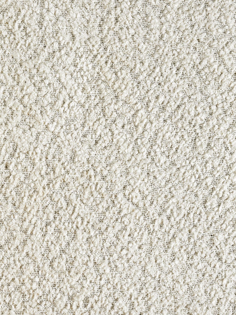 Cortina Térmica con Ojales Efecto Bouclé Blanco - Kiabi
