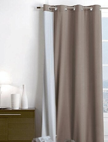 Cortina térmica con ojales y repelente al agua