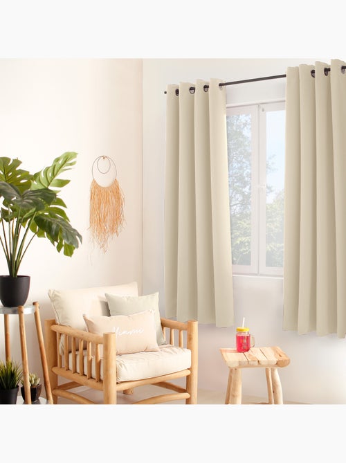 Cortina térmica de microfibra forrada - Kiabi