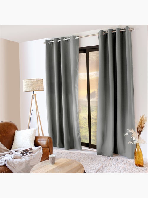 Cortina térmica de microfibra forrada - Kiabi