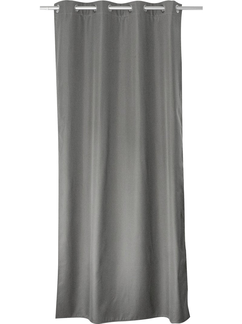 Cortina térmica de microfibra forrada Gris claro - Kiabi