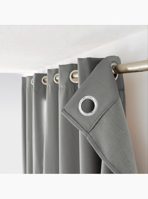 Cortina térmica de microfibra forrada - Kiabi