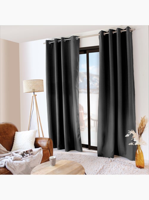 Cortina térmica de microfibra forrada - Kiabi