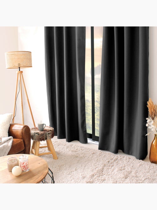 Cortina térmica de microfibra forrada - Kiabi