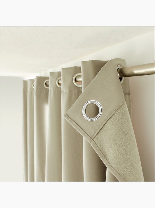 Cortina térmica de microfibra forrada - Kiabi