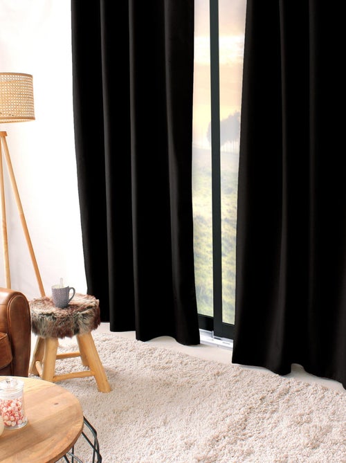 Cortina térmica de microfibra forrada - Kiabi