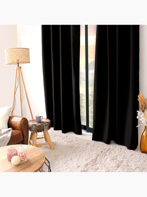 Cortina térmica de microfibra forrada - Kiabi