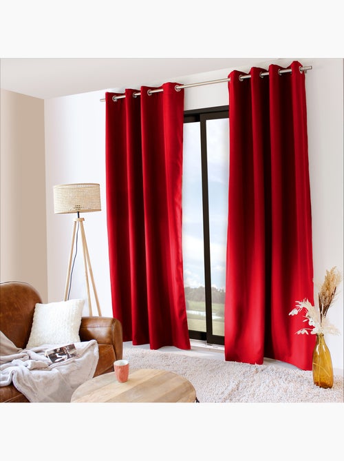 Cortina térmica de microfibra forrada - Kiabi