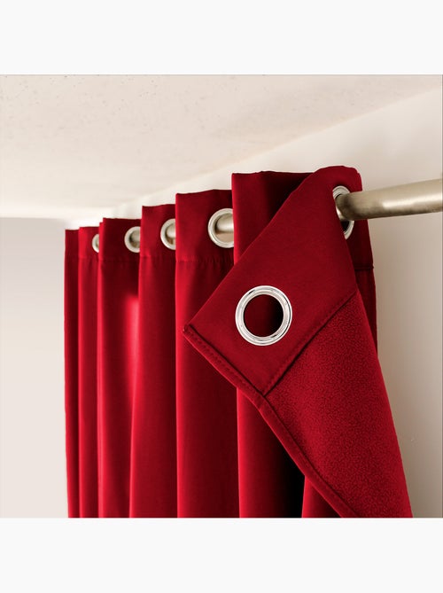 Cortina térmica de microfibra forrada - Kiabi