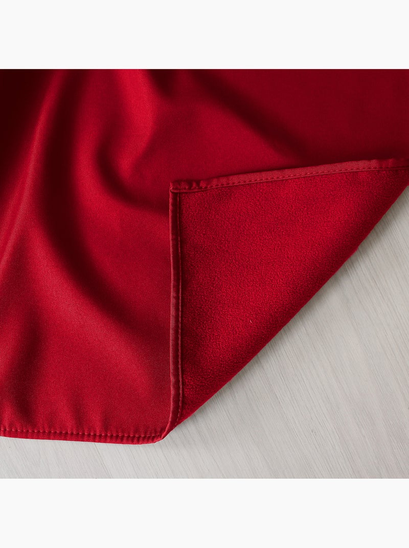 Cortina térmica de microfibra forrada Rojo - Kiabi