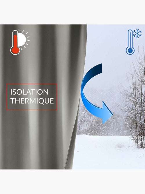 Cortina térmica de ojales lisos Icemount - Kiabi