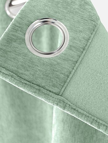 Cortina térmica de terciopelo con forro polar