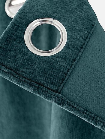 Cortina térmica de terciopelo con forro polar