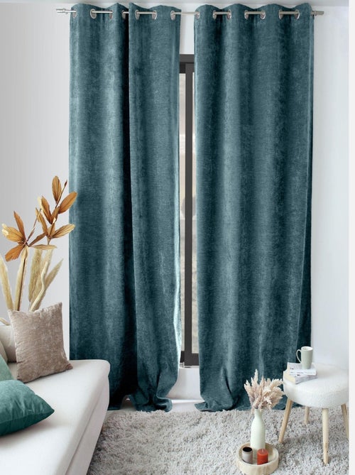 Cortina térmica de terciopelo con forro polar - Kiabi