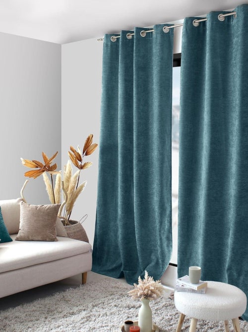 Cortina térmica de terciopelo con forro polar - Kiabi