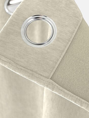 Cortina térmica de terciopelo con forro polar