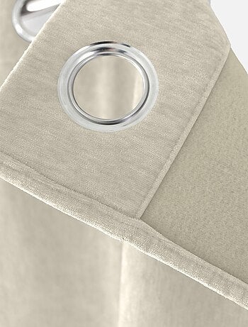 Cortina térmica de terciopelo con forro polar