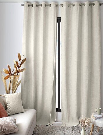 Cortina térmica de terciopelo con forro polar