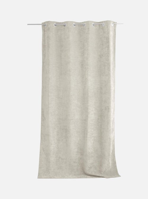 Cortina térmica de terciopelo con forro polar - Kiabi