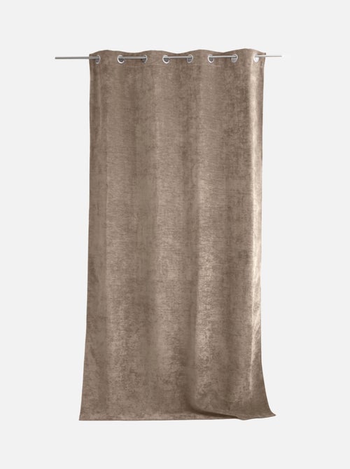 Cortina térmica de terciopelo con forro polar - Kiabi