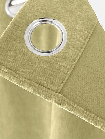 Cortina térmica de terciopelo con forro polar