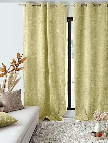 Cortina térmica de terciopelo con forro polar