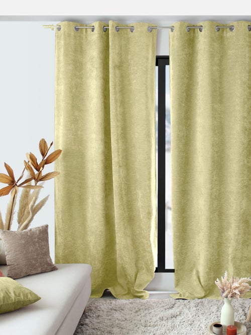 Cortina térmica de terciopelo con forro polar - Kiabi