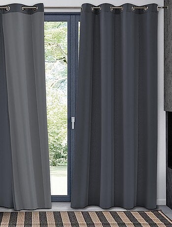 Cortina térmica forrada de franela