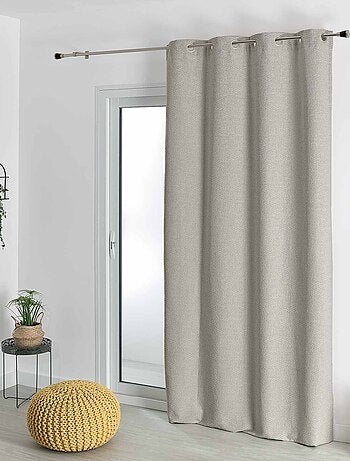 Cortina térmica semi-opaca de boucle jacquard