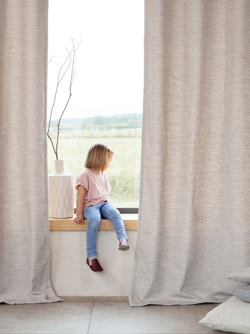 Cortina térmica semioculta Beige - Kiabi