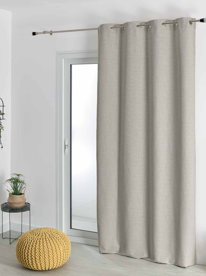 Cortina térmica semioculta Beige - Kiabi