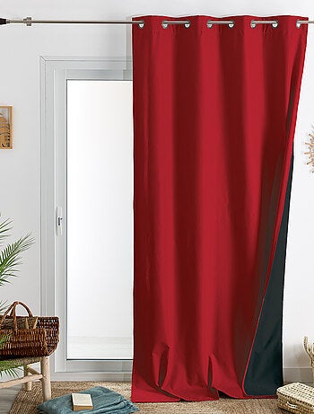 Cortina térmica semiocultante con forro polar