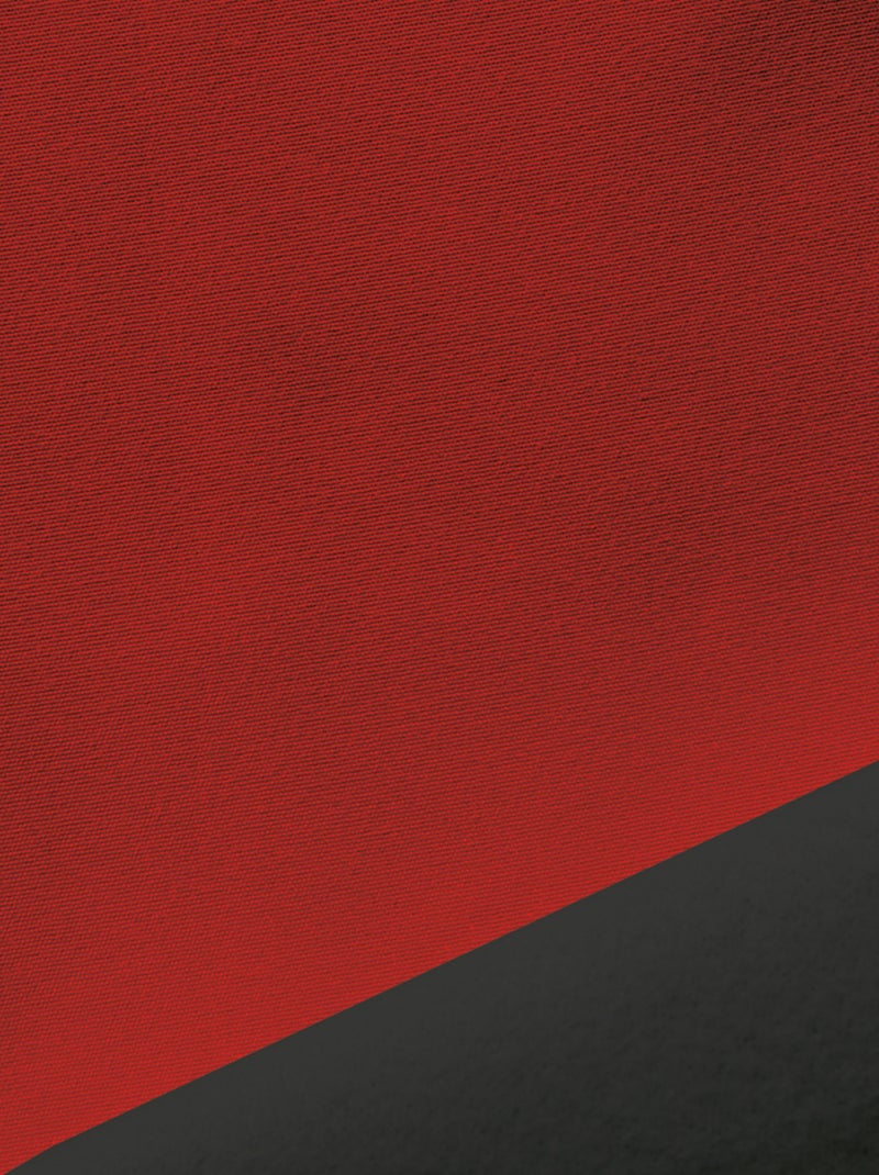 Cortina térmica semiocultante con forro polar Rojo - Kiabi