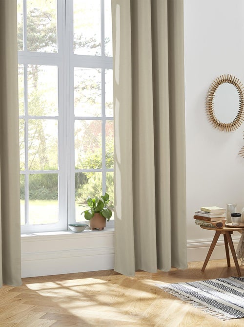 Cortina térmica y aislante lisa - Kiabi