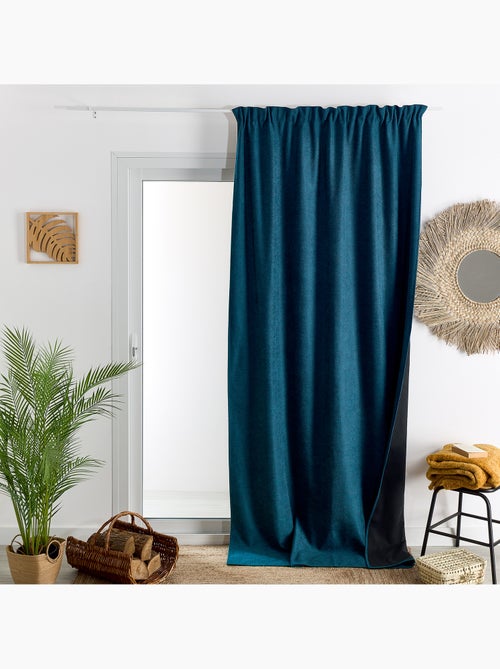 Cortina termoacústica semiocultante KONFOR con trenzas fruncidas - Kiabi