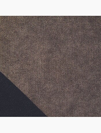 Cortina termoacústica semiocultante KONFOR con trenzas fruncidas