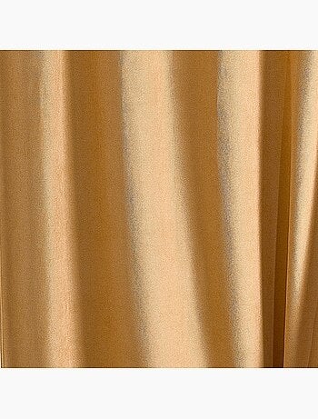 Cortina termoacústica semioscurecible KONFOR con trenzas fruncidas