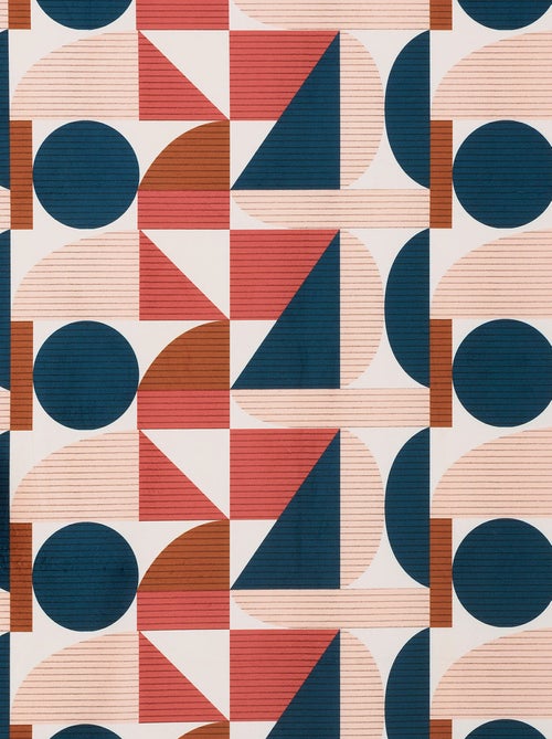 Cortina translúcida de estilo setentoso - Kiabi