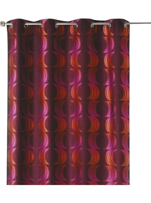 Cortina translúcida de jacquard con motivos de medias lunas - Kiabi Cortina translúcida de jacquard con motivos de medias lunas - Kiabi