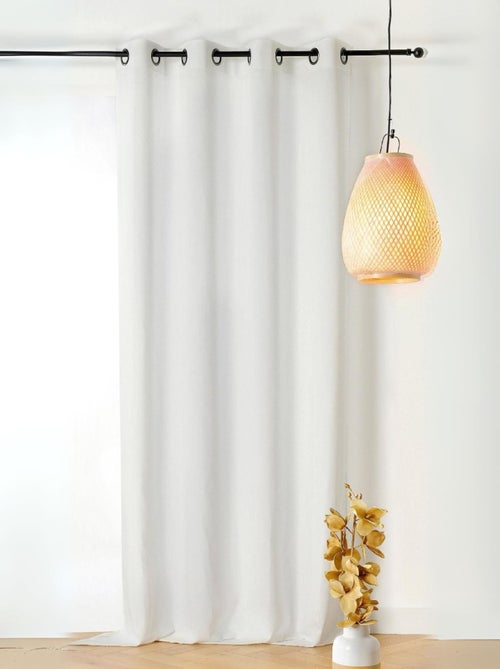 Cortina translúcida de poli/lin - Kiabi