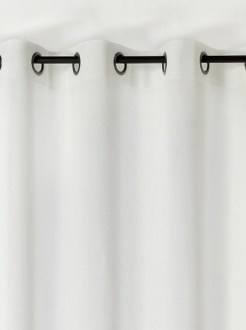 Cortina translúcida de poli/lin - Kiabi